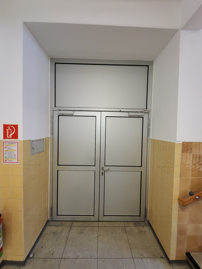 Brandschutzportal Aluminium