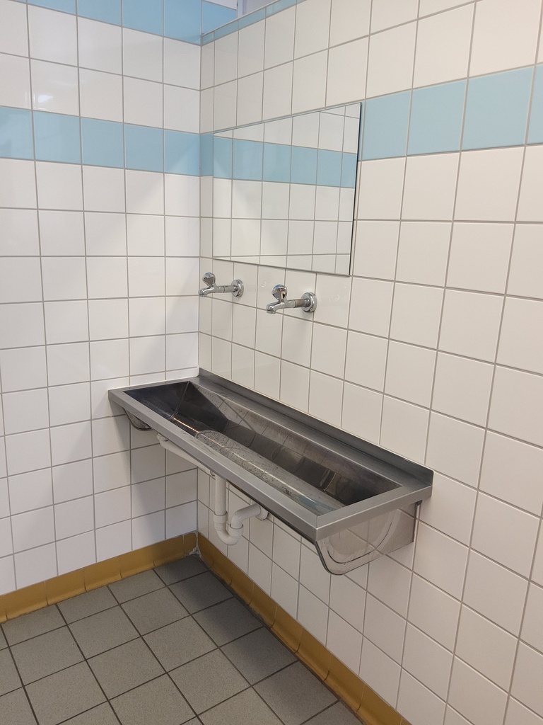 Waschbecken Edelstahl 120x40