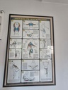 Retro/Vintage Fitness Poster inkl. Rahmen, A1