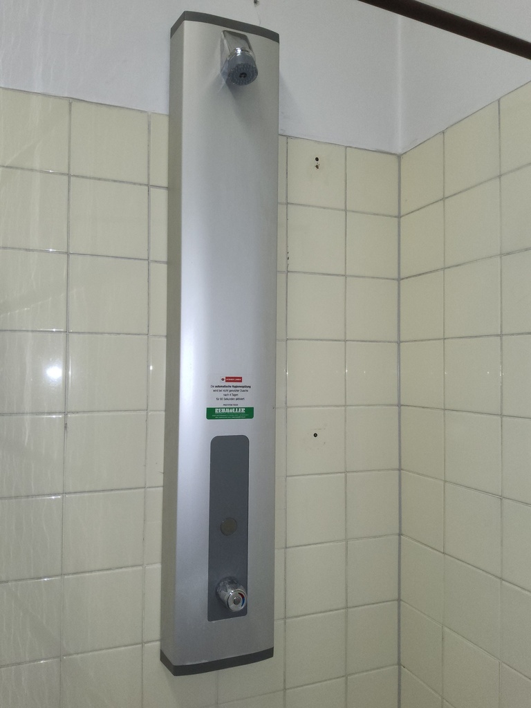 Wand-Duschpaneel Aluminium