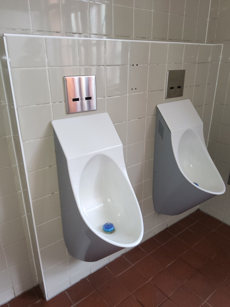 Wasserloses Urinal email. Stahl
