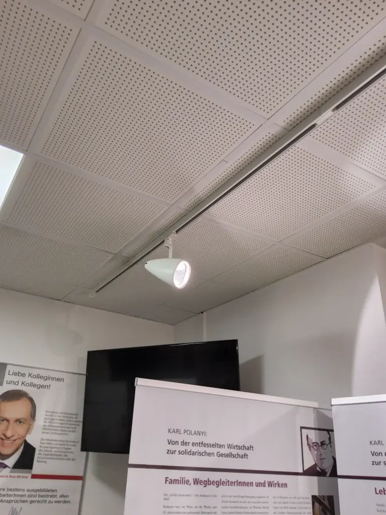 Spots auf Schienensystem, Halogen