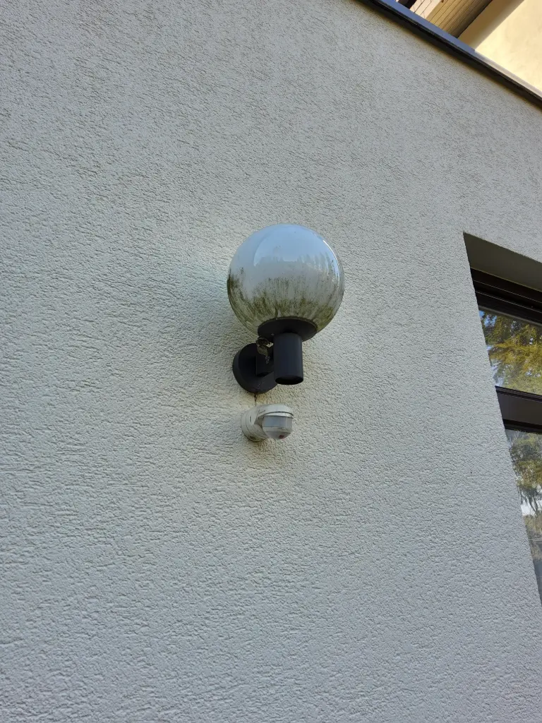 Wandleuchte Außen Kugel, Typ 1