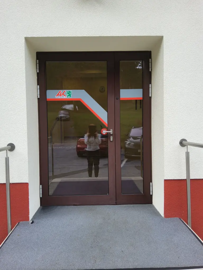 Außentüre Alu/Glas 168x200