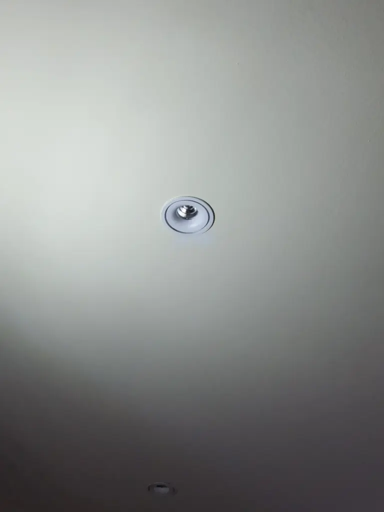 Deckeneinbauspot weiß, ca. 10cm