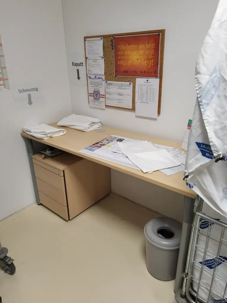 Schreibtisch Birkenoptik 60x160