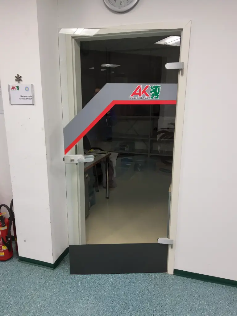 Glastüre 85x200 rechts