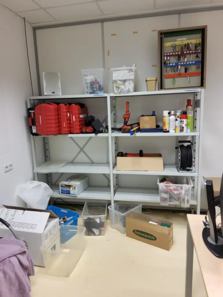 Systemregal grau 325x60x165