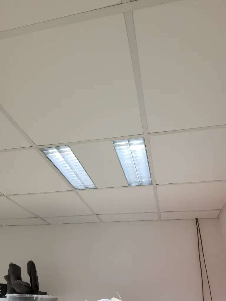 Rasterdeckenleuchte doppel