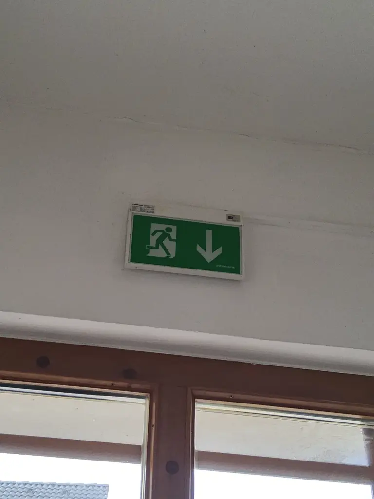 Notausgangsleuchte Schrack