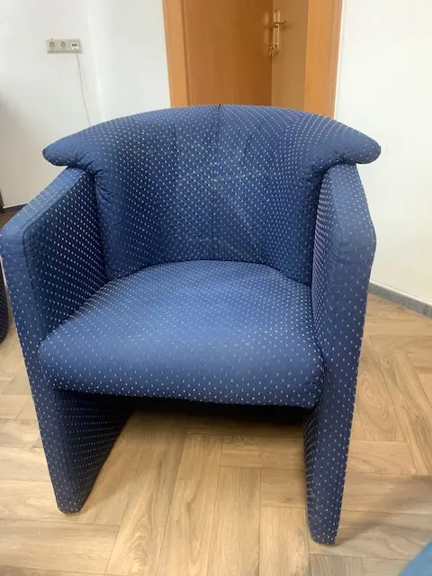 Sessel Rolf Benz, blau 