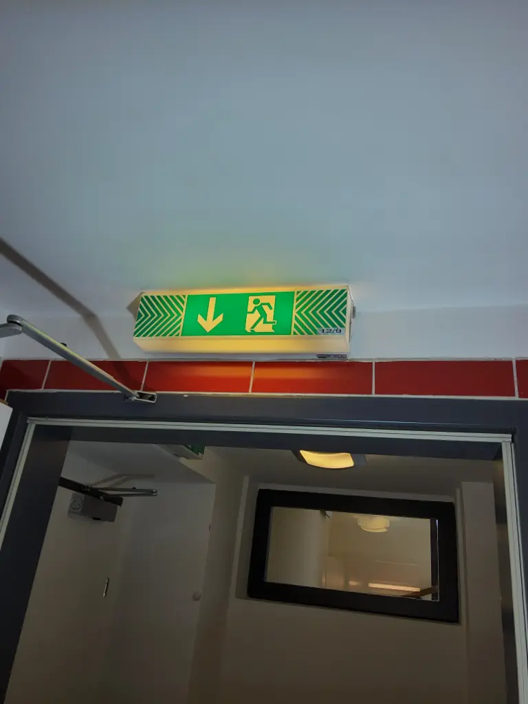 Notausgangsleuchte Wandmontage Vintage 