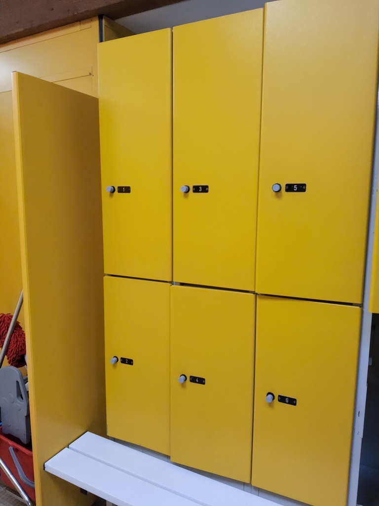 Spind 2er, Schwimmbad, Schließsystem "Ojmar"