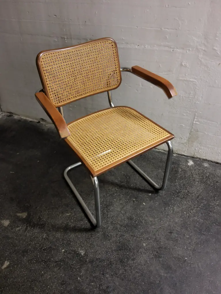 Freischwinger Wiener Geflecht, Bauhaus-Stil, s. Gutachten 