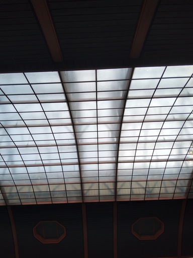 [JOERG-00049] Drahtglas Hallenüberdachung