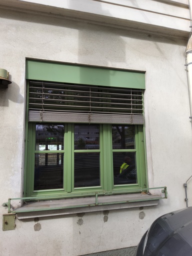 [U5WL1-0017] Fenster Holz/Kunststoff 3tlg. inkl. Aussenjalousie