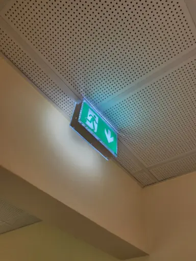 [OMAK] Notausgangsleuchte Deckenmontage quaderförmig