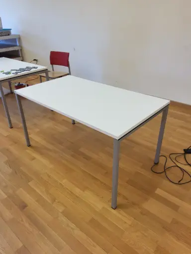 [OMAK] Tisch modular, weiß 140x80x74