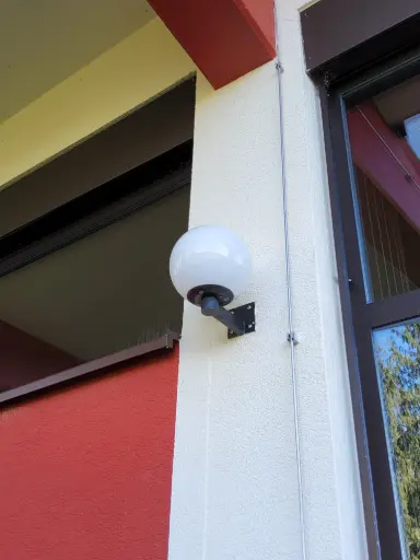 [OMAK] Wandleuchte Außen Kugel, Typ 2