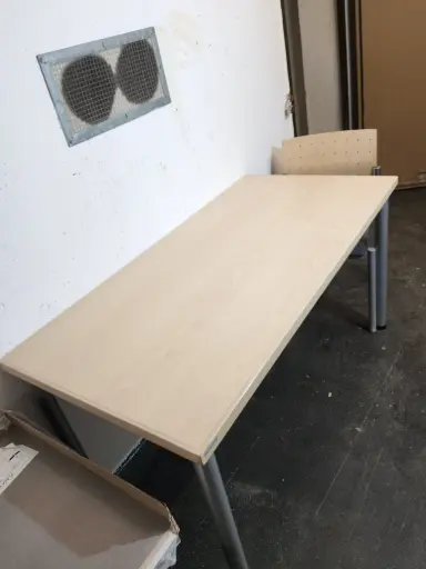 [OMAK] Bürotisch Birkenoptik, 140x70