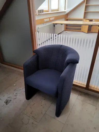 [LOOSD] Sessel Rolf Benz, blaue Punkte