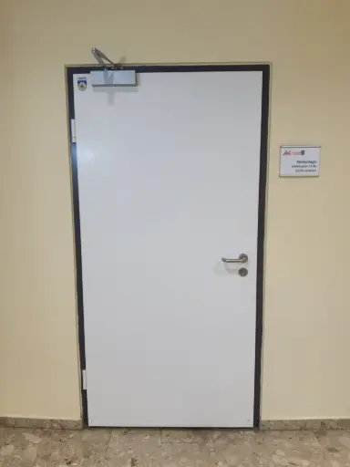 [OMAK] Brandschutztüre Metall, 95x200, links