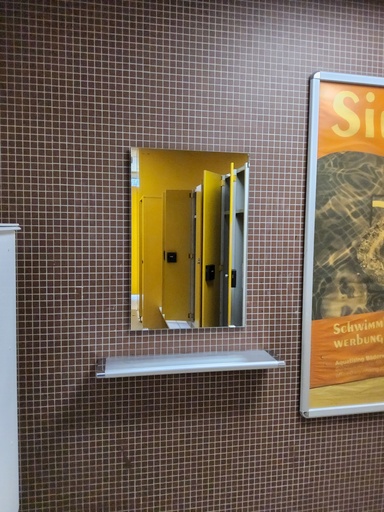 [HAHIE] Spiegel mit Aluablage