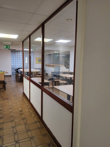 [HAHIE] Glas-Trennwand