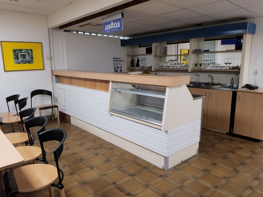 [HAHIE] Bartheke mit Vitrine und Kühlfach