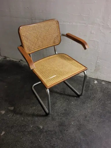 Freischwinger Wiener Geflecht, Bauhaus-Stil, s. Gutachten 