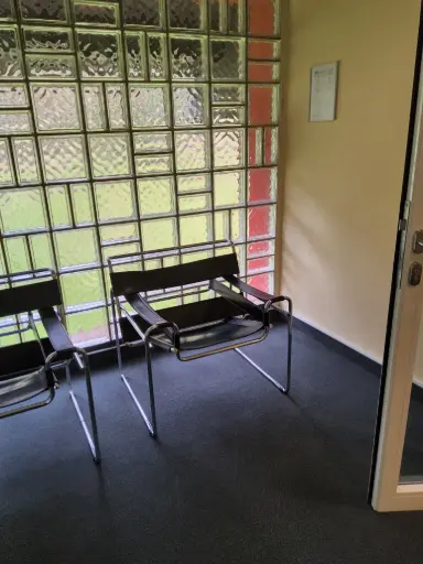 Stahlrohr Loungesessel, Wassily Chair Replica mit Kappen (s. Gutachten) 